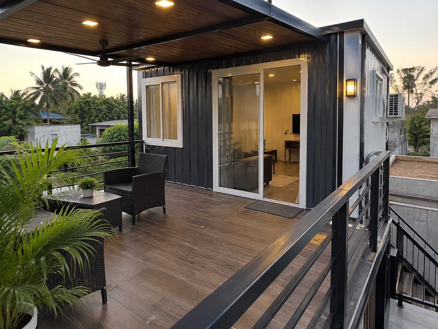 G+1 Bungalow Design 2 Terrace & Balcony